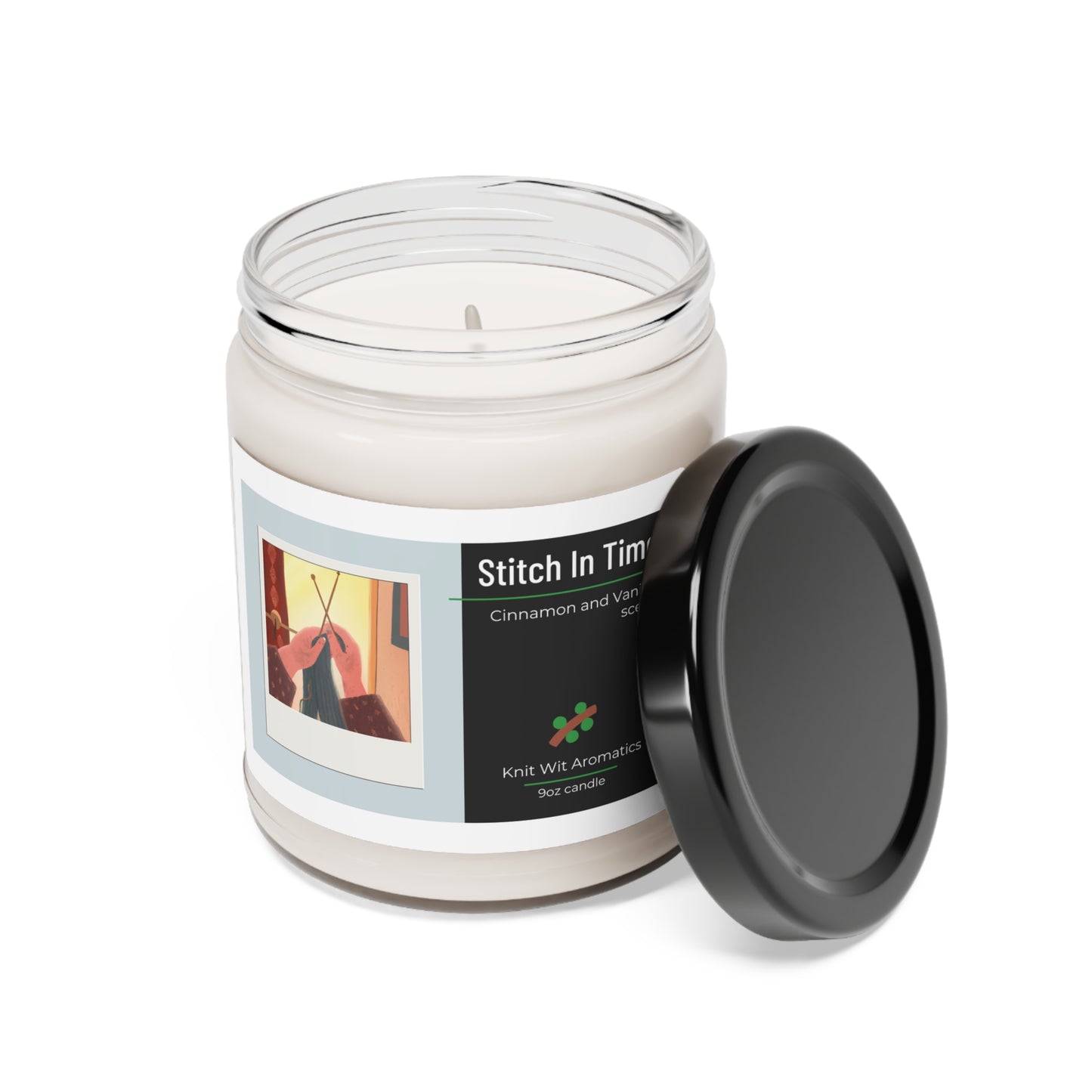 "Stitch in Time" Scented Soy Candle, 9oz