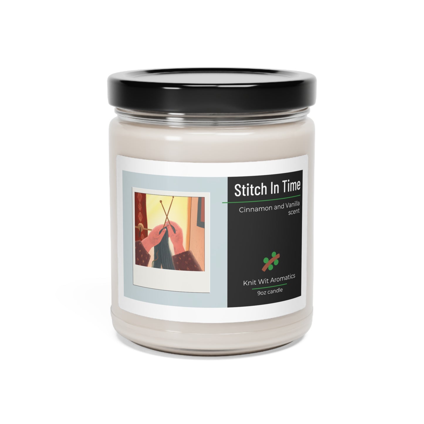 "Stitch in Time" Scented Soy Candle, 9oz