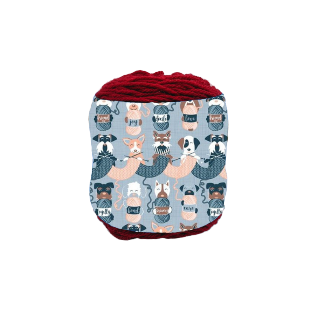 Knitting Dogs Yarn Sleeve